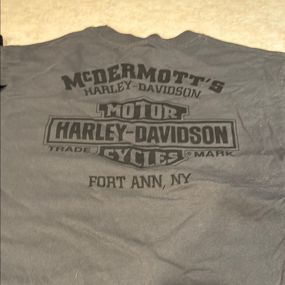 Harley-Davidson Gray Short Sleeve Tee